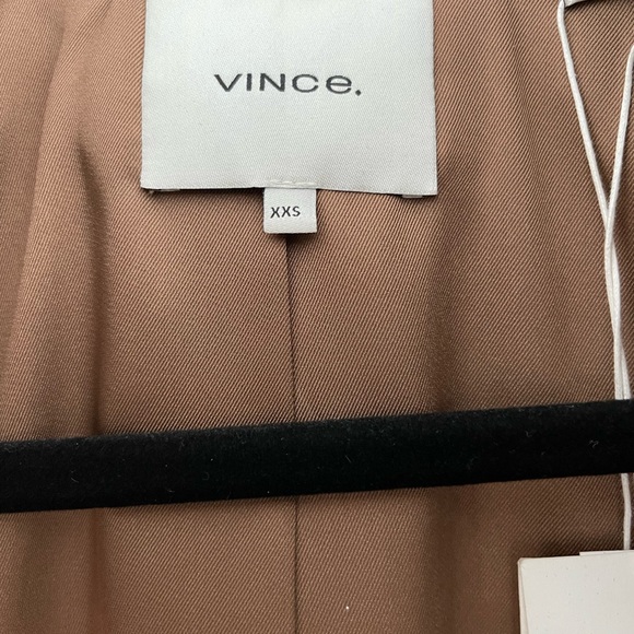 VINCE Women’s Leather Cropped Jacket, Color Brown, Size XXS - Picture 7 of 10